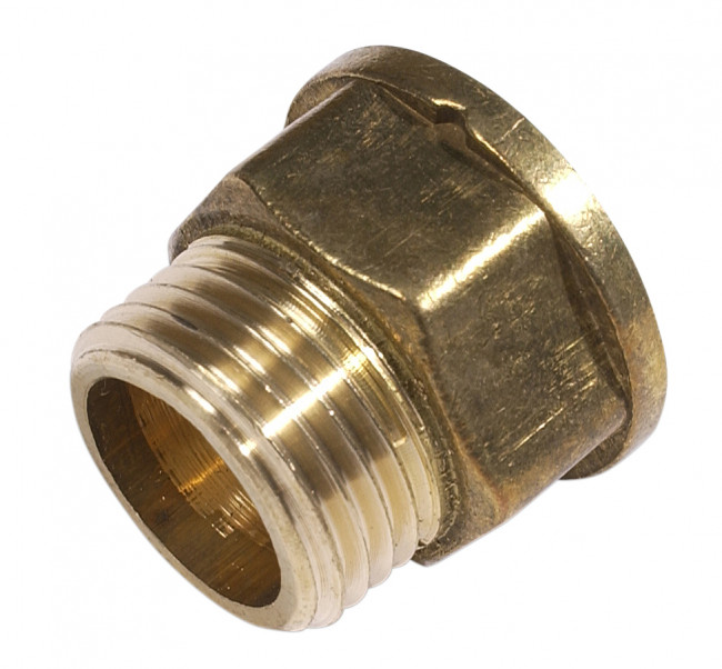 Brass Tap Tail Extension Piece MxF 1/2in BSP